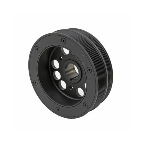 Trick Flow Harmonic Damper, SFI 18.1, Internal Balance, Carbon Steel, Black, For Chevrolet/For Pontiac 5.7L LS1/6.0L LS2, Each