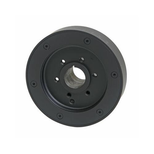 Trick Flow Harmonic Damper, SFI 18.1 Rated, External Balance, Carbon Steel, Black Paint, For Chrysler 318-360, Each