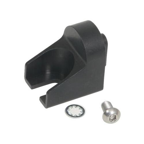Trick Flow Throttle Cable Bracket, Aluminum, Black Anodized, Holley, 4150, 4160, For Ford Style Cable, Each