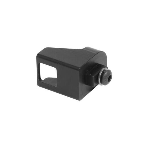 Trick Flow Throttle Cable Bracket, Replacement, Aluminum, Black Anodized, Holley, 4150/4160, Each
