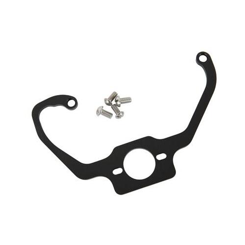 Trick Flow Regulator Bracket, Billet Aluminum, Black Anodized, 4150, Holley Regulator, Each