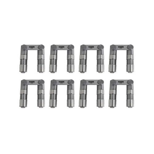 Trick Flow Lifters, Hydraulic, Retro-Fit Roller-Style, with Vertical Link Bars, For Ford 221-351W, 351C, 351M/400M, Set of 16