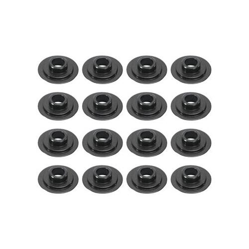 Trick Flow Valve Spring Retainers, Chromoly Steel, 10 Degree, 1.550 in. O.D, .690 in. I.D, Set of 16