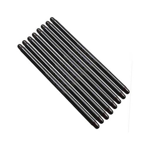 Trick Flow Pushrods, 3/8 in. Diameter, 7.900. in Long, 4130 Chromoly, 0.080 in. Wall, For Guideplates, Set of 8