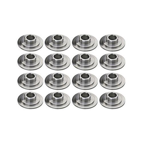 Trick Flow Valve Spring Retainers, Titanium, 7 degree, 1.300 in. O.D, 0.675 in. I.D, Set of 16