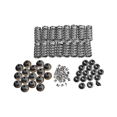 Trick Flow Twisted Wedge Valve Spring Upgrade, Steel Retainers, Steel Locks, 3-Groove, For Ford, 4.6L/5.4L 2V, Kit