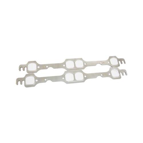 Trick Flow Exhaust Gaskets, Header, Multi-Layer Steel, D-Port, For Chevrolet, Small Block, Pair