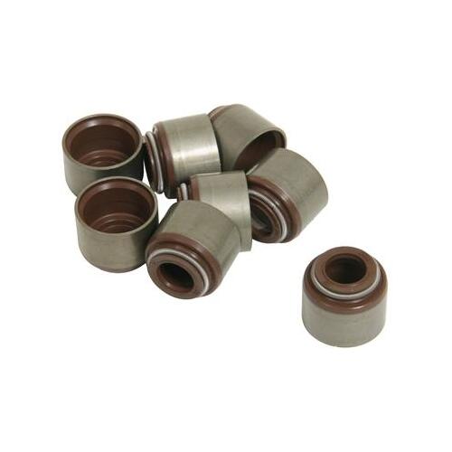 Trick Flow Valve Stem Seals, Viton Fluoroelastomer, Positive Stop, 8mm Valve Stem, for LS1 Heads, Set of 8