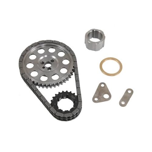 Trick Flow Timing Chain and Gear Set, Double Roller, Billet Steel Sprockets, For Chevrolet, Small Block, LS1, Set