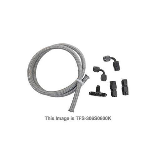 Trick Flow Engine Steam Line, Hose, Stainless Steel, For Chevrolet, Small Block LS, Kit