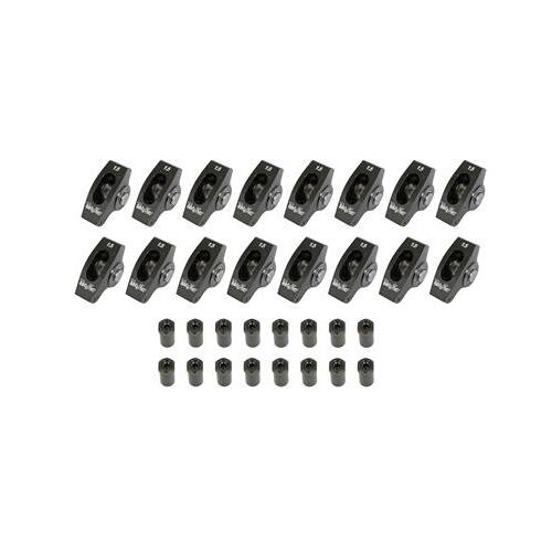 Trick Flow Rocker Arms, 1.5 Ratio, 3/8 in. Stud, Full Roller Design, Aluminum, Small For Chevrolet, Set of 16