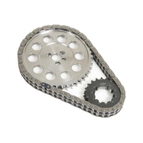 Trick Flow Timing Chain and Gears, Double Roller, Billet Steel Sprockets, For Chevrolet, Set