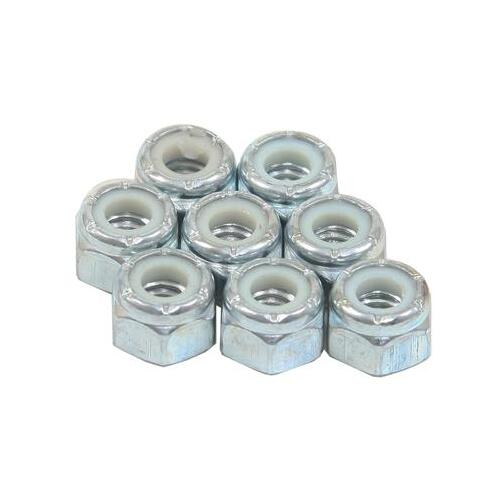 Trick Flow Locknuts, Replacement, 1/4-20 in, Valve Cover Adapter, Set of 8