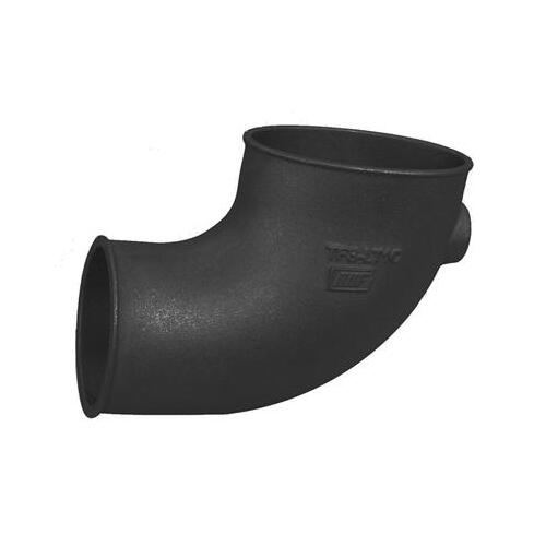 Trick Flow Air Inlet Elbow, Aluminum, Black Powdercoated, For Chevrolet, For Pontiac, Each