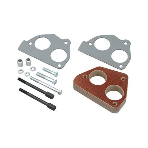 Trick Flow Throttle Body Spacer, Phenolic, Natural, 1 in, For Chevrolet, For GMC, Pickup/SUV, Each