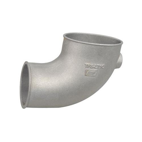 Trick Flow Air Inlet Elbow, Aluminum, Natural, For Chevrolet, For Pontiac, Each