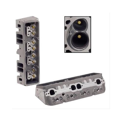 Trick Flow Cylinder Head, Super 23® 215, Fast As Cast®, Bare, 67cc CNC Chambers, Small For Chevrolet, Each
