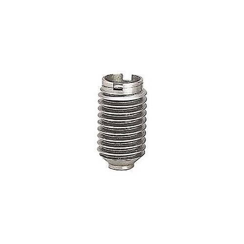 Trick Flow Fitting, Thermactor Insert, Steel, Zinc Plated, 5/8 in.-11 Male Thread, Each