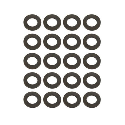 Trick Flow Head Bolt Washers, Steel, Black Oxide, .450 in. to .813 in., .115 in. Thick, Set of 20