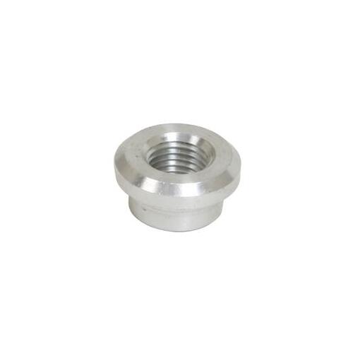 Trick Flow Bung, Aluminum, Weld-In, 1/4 in. NPT Female Thread, 0.744 in. Outside Diameter, Each