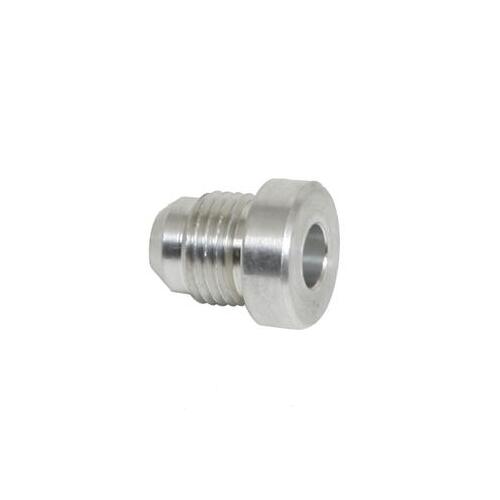 Trick Flow Bung, Aluminum, Weld-In, Male -6 AN Thread, Each