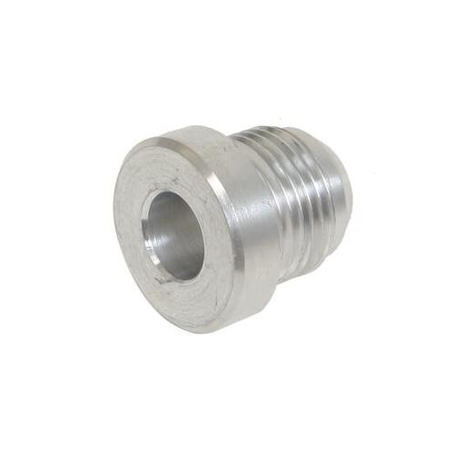 Trick Flow Bung, Aluminum, Weld-In, -10 AN Male Thread, 1.085 in. Outside Diameter, Each