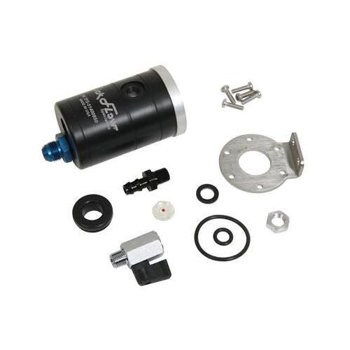 Trick Flow PCV Air, Oil Separator Tank, Aluminum, Black Anodized, Universal, Each