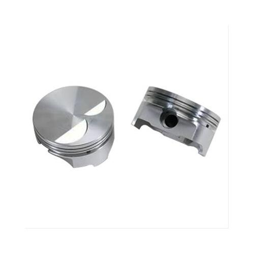 Trick Flow Pistons, Forged, Flat Top 2 Valve Reliefs, 4.030 in. Bore, 1/16 in, 1/16 in, 3/16 in. Ring Grooves, For Ford, 302, Each