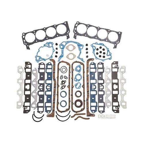 Trick Flow Gaskets, Complete Engine Gasket Set, Standard, for Two-Piece Rear Main Seal Engines, Small For Ford, Set