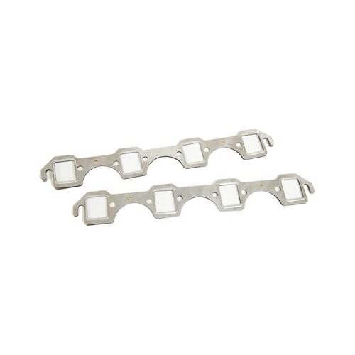 Trick Flow Exhaust Gaskets, Header, Multi-Layer Steel, Rectangular Port, For Ford, Small Block, Pair