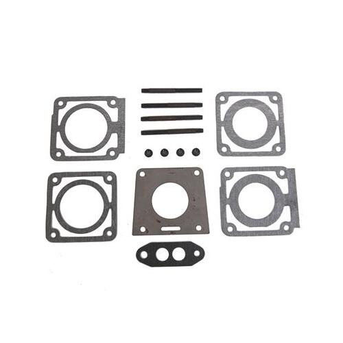 Trick Flow Gaskets, Throttle Body, Composite, 58/70mm Bore, EGR, with Studs, For Ford, 5.0L, Kit