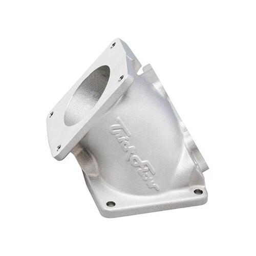 Trick Flow Throttle Body Adapter, Natural Aluminum, For Ford, Each