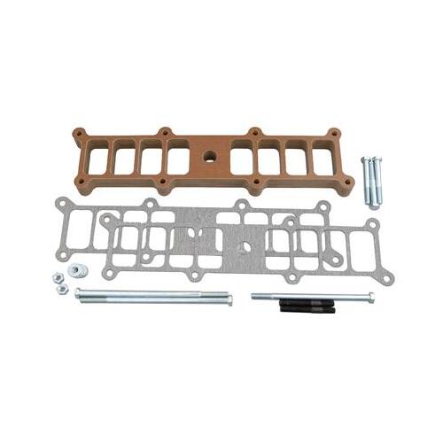 Trick Flow EFI Intake Manifold Heat Spacer Kit, Phenolic, 1 in, Edelbrock Performer 5.0L RPM II, For Ford 5.0L, Each