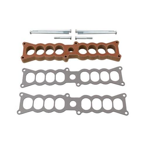 Trick Flow EFI Intake Manifold Heat Spacer Kit, Phenolic, 1 in., Factory-Style Intakes, 1994-95 For Ford 5.0L H.O. Each