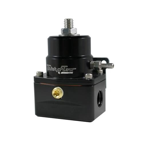 Trick Flow Fuel Pressure Regulator, TFX™, EFI, 30-70 psi, Black Anodized, Universal, Each