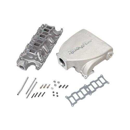 Trick Flow EFI Intake Manifold Kit, Track Heat®, Upper and Lower Included, Natural Finish, Aluminum, For Ford 5.0L, Each