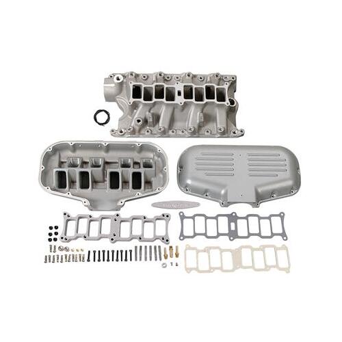 Trick Flow EFI Intake Manifold Kit, Box-R-Series, Upper and Lower Included, Natural, Aluminum, For Ford 5.0L, Each