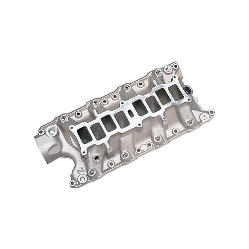 Trick Flow EFI Intake Manifold, Lower Only, StreetBurner® and Track Heat®, Natural Finish, Aluminum, For Ford 5.0L, Each