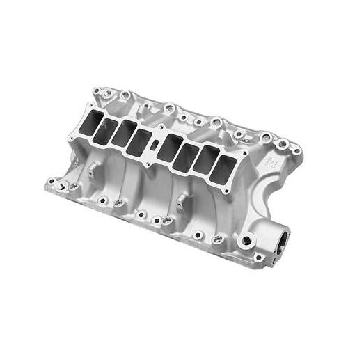 Trick Flow EFI Intake Manifold, Lower Only, R-Series and Box-R-Series, Natural Finish, Aluminum, For Ford 351 Windsor, Each