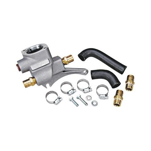 Trick Flow Thermostat Housing Crossover, Aluminum, For Ford, 351W, Cleveland Heads, Kit