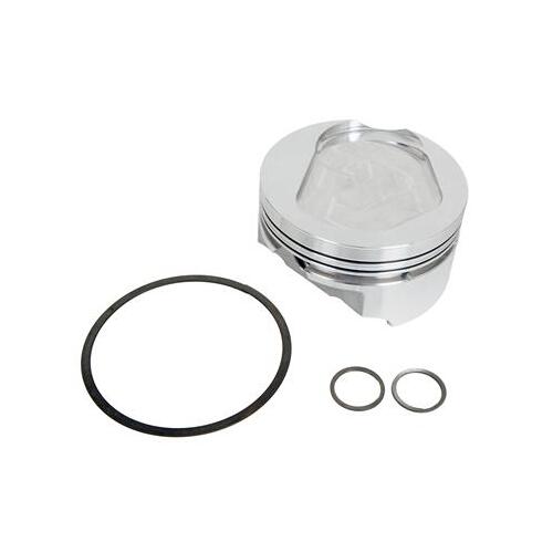 Trick Flow Piston, Forged, Dished, 4.125 in. Bore, 1/16 in, 1/16 in, 3/16 in. Ring Grooves, For Ford, 351, Cleveland, each
