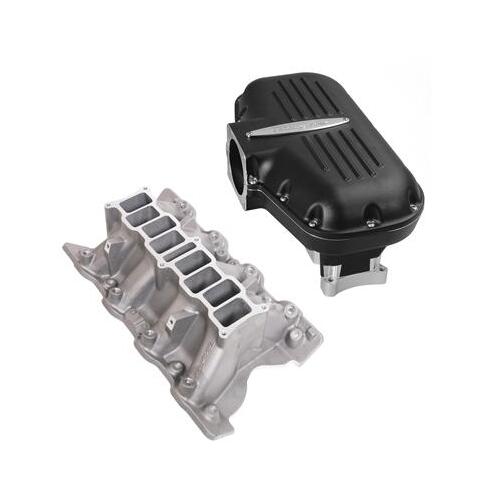 Trick Flow EFI Intake Manifold Kit, Box-R-Series, Upper/Lower Included, 9.2 In. Deck Height, Black, For Ford 351C, Each