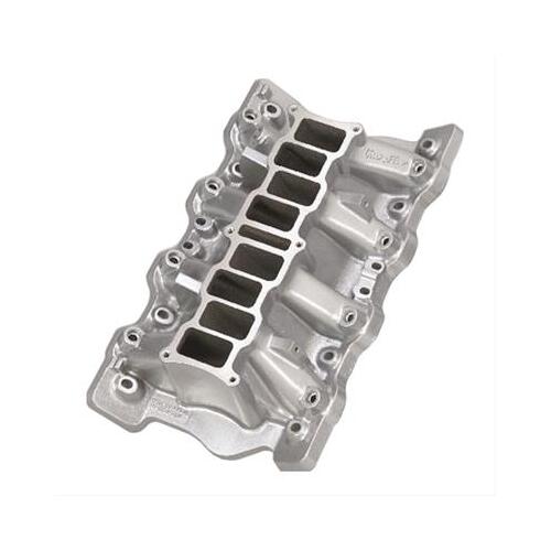 Trick Flow EFI Intake Manifold, Lower Only, R-Series and Box-R-Series, Natural Finish, Aluminum, For Ford 351 Clevor, Each