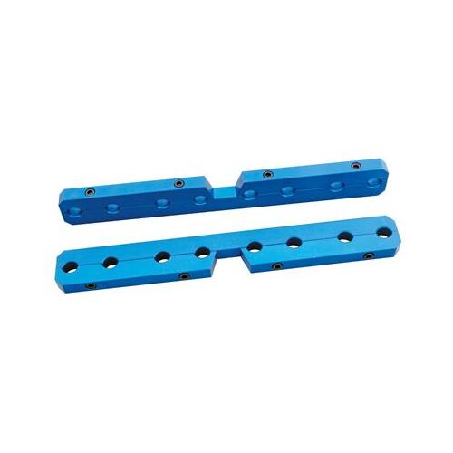 Trick Flow Rocker Arm Stud Girdle, Aluminum, Blue, 7/16 in.-20 Thread, For Ford, Small Block, High Port , Kit