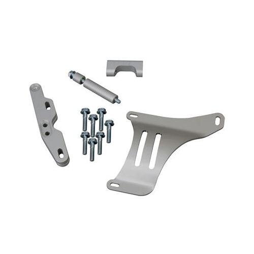 Trick Flow Alternator Brackets, Natural, Aluminum, Track Heat® Manifold, For Ford, 4.6L, Kit