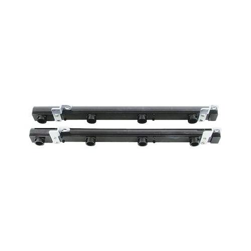 Trick Flow Fuel Rail, TFX™, EFI, Aluminum, Black Anodized, For Ford, 4.6L, Kit