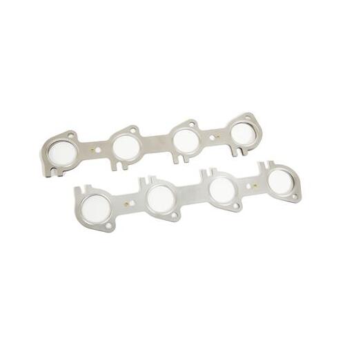Trick Flow Exhaust Gaskets, Header, Multi-Layer Steel, Round Port, For Ford, Modular V8, 2V, Pair