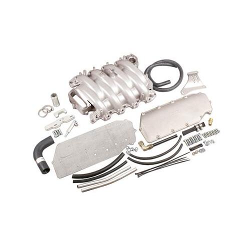 Trick Flow EFI Intake Manifold, Lower Only, Track Heat®, Natural Finish, Aluminum, For Ford 4.6L 2V, Each
