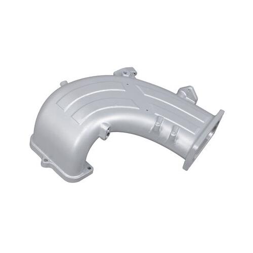 Trick Flow EFI Intake Manifold, Upper Plenum Only, Track Heat®, Dual 57mm, Silver, Aluminum, For Ford 4.6L 2V, Each