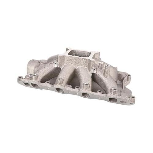 Trick Flow EFI Intake Manifold, R-Series, Carb-Style, Natural Finish, Aluminum, For Ford 351 Windsor, Each